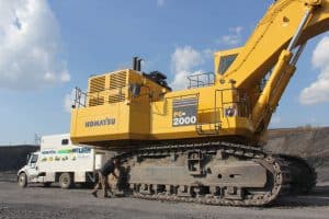 Wilson Equipment Lube Truck in the Field